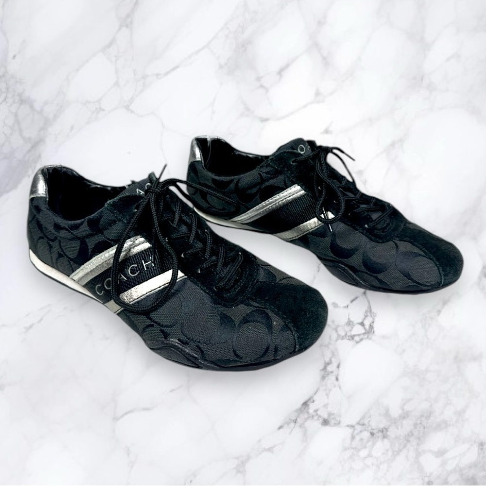 Coach Jayme Monogram Canvas Sneakers